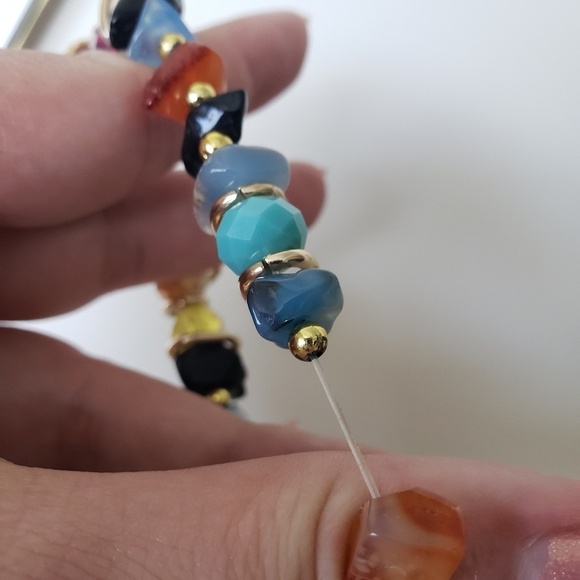 Mixed stones bracelet set - Picture 4 of 5